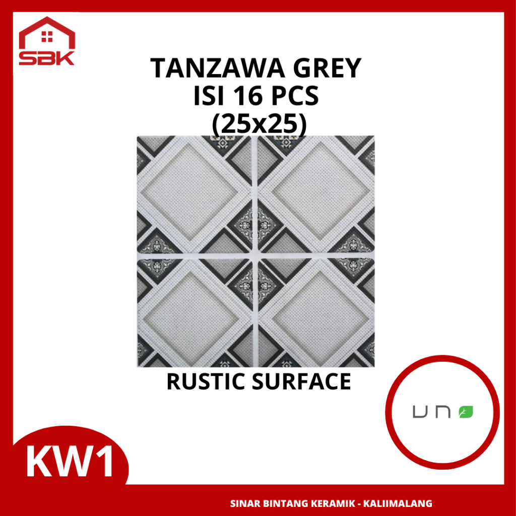 Keramik Lantai Kamar Mandi 25x25 Tanzawa Uno