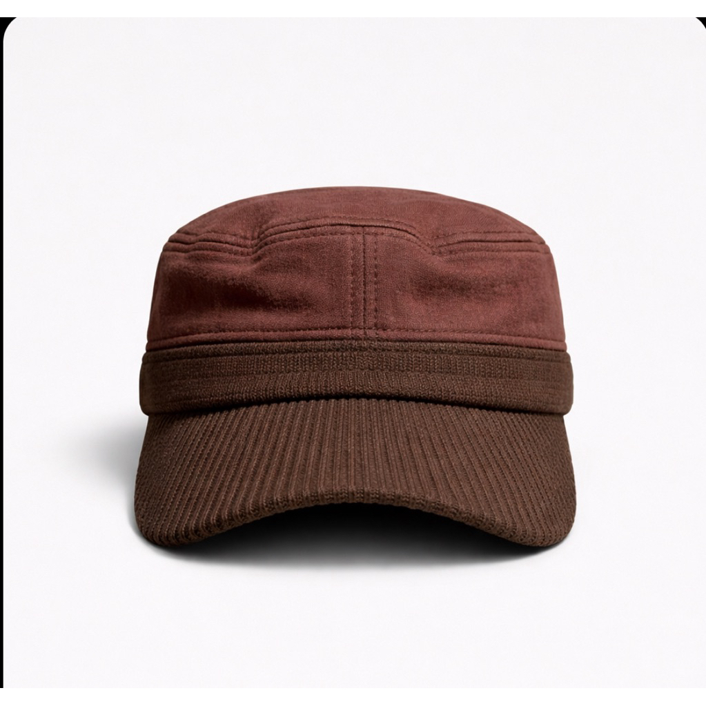 Topi Commando Newsboy BROWN CHAIR Vintage Retro Cap Original Second