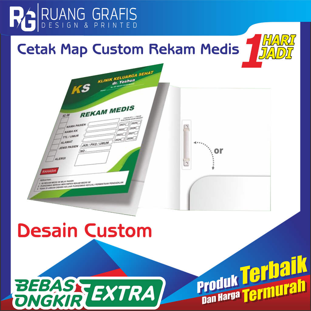 Cetak Map Custom,Map Sekolah Map Kantor,Map Folder Map Rumah Sakit Free Desain