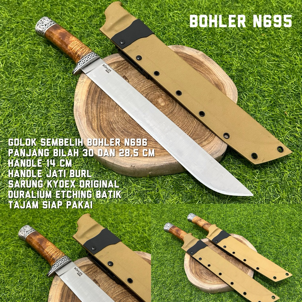 Pisau Sembelih Bohler N695 KYDEX Original Terbaik