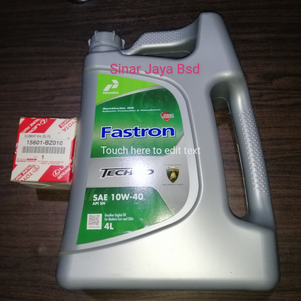 Paket Oli Fastron 10W-40 + Filter Oli Avanza Xenia Rush Terios Calya Sigra Raize Rocky Grandmax Luxi