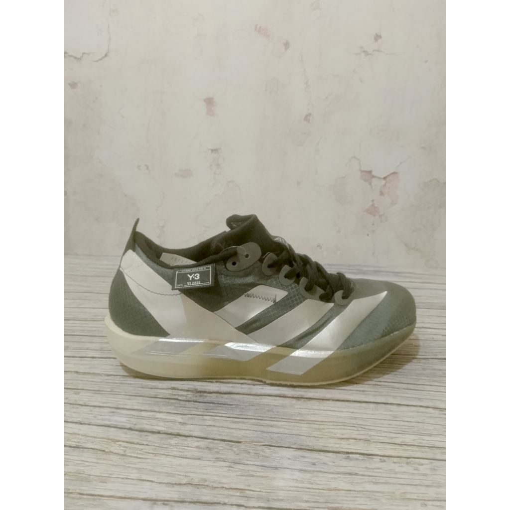 sepatu running Adizero 9  y3 hitam silver original