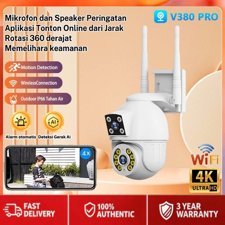 V380 PRO Dual lens CCTV Kamera Outdoor waterproof HD 1080P wireless Wi-Fi PTZ control Two way audio