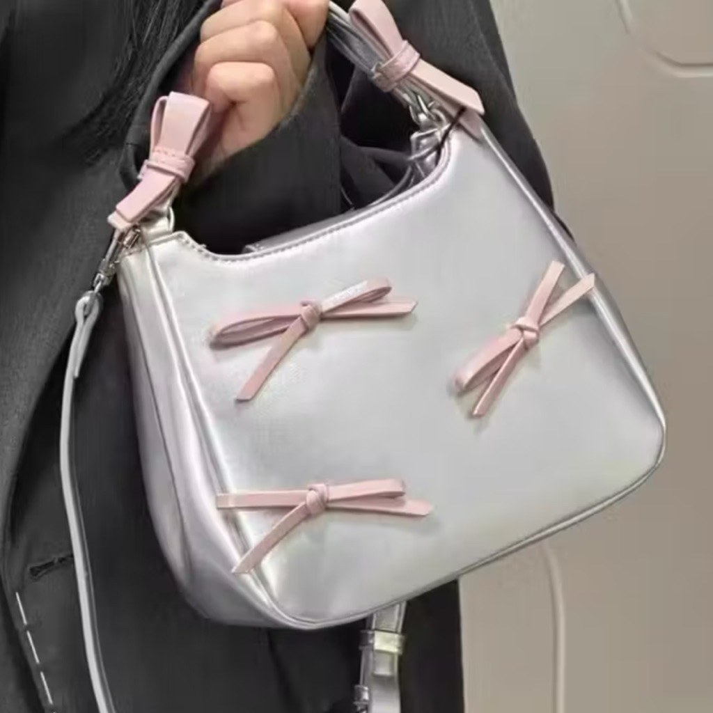 silver coquette bag