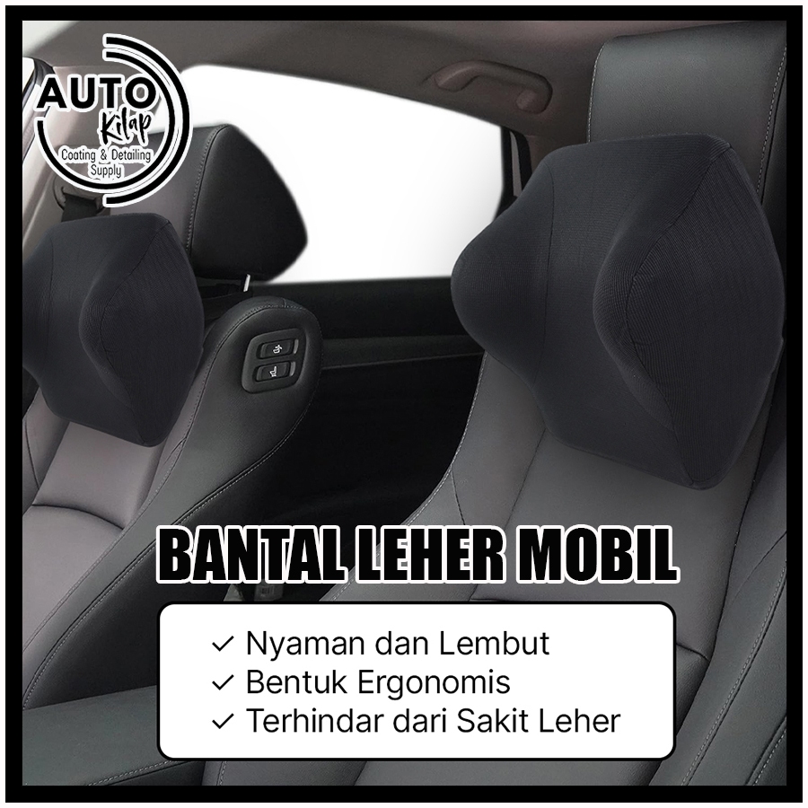 Bantal Punggung Bantal Leher Kursi Mobil Bantalan Leher Kepala Jok Mobil Memory Foam