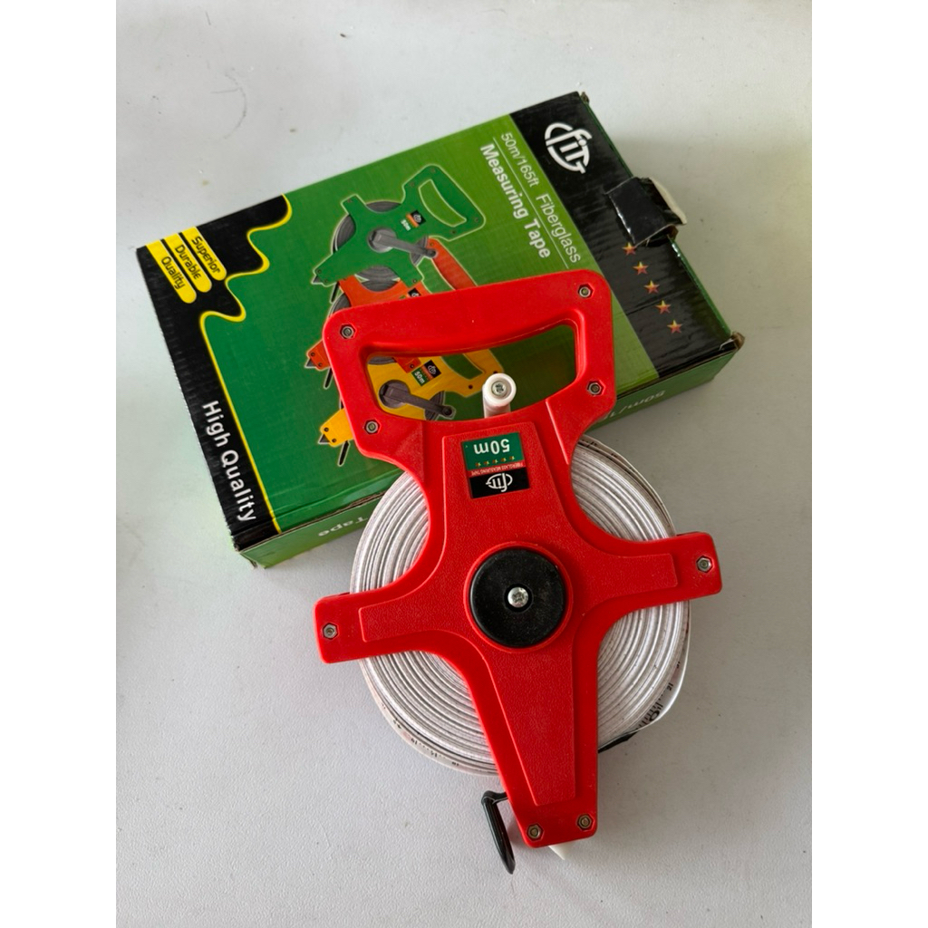 FIT" METERAN TANCAP / METERAN GULUNG 50 METER