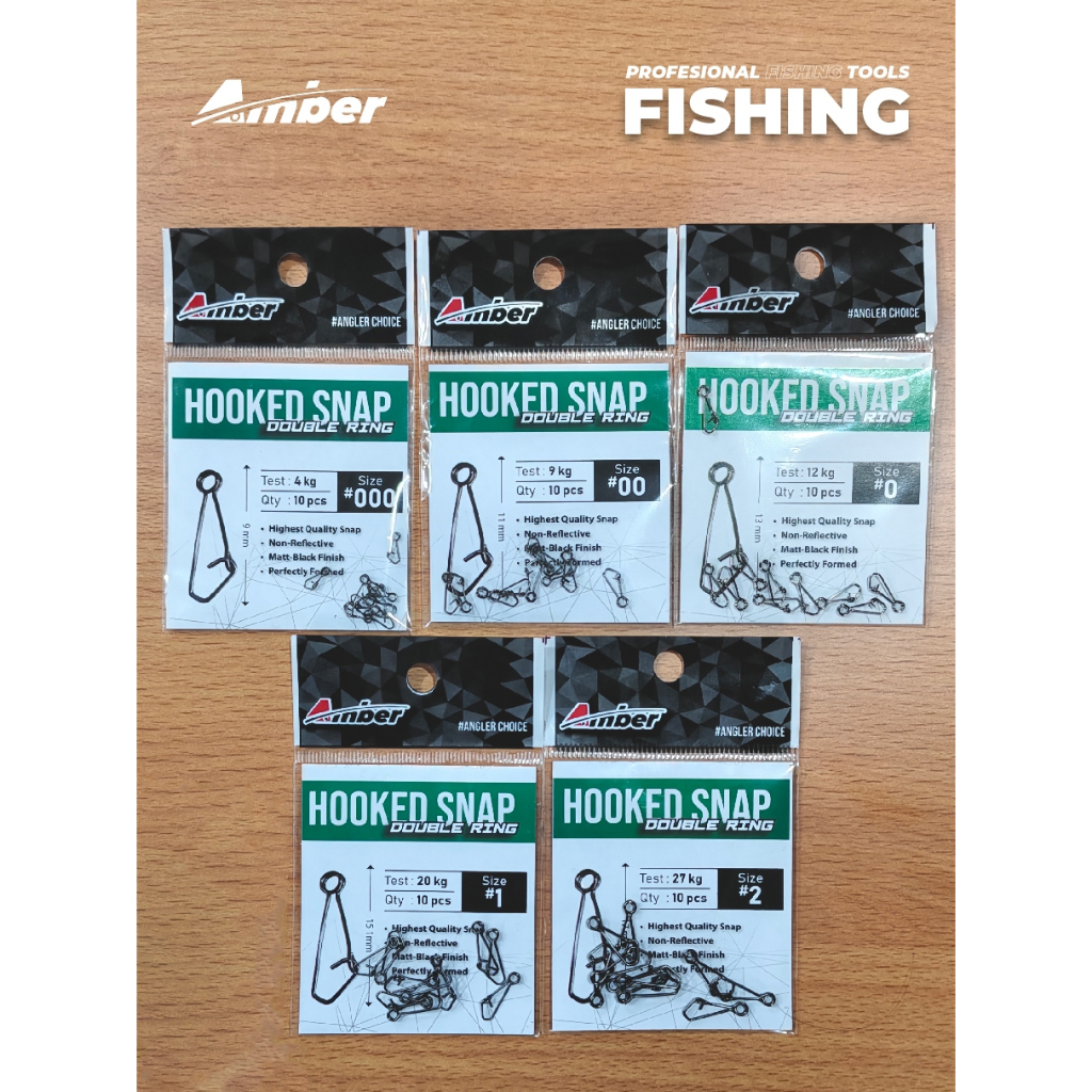 Hooked Snap Double Ring Amber –snap pancing, hooked snap, snap double ring, snap pancing kuat, snap 