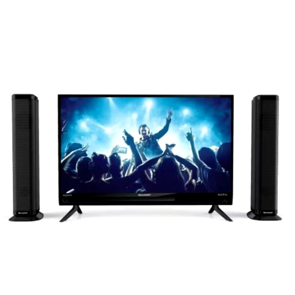 (INSTAN JOGJA) SHARP AQUOS 32 Inch Digital TV Tower Speaker - 2T-C32BB1i / 2T-C32BB1-TB
