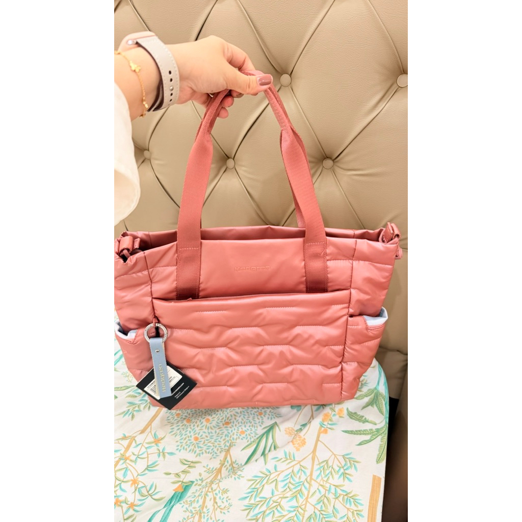 Hedgren Pink Tote Bag Tas Wanita