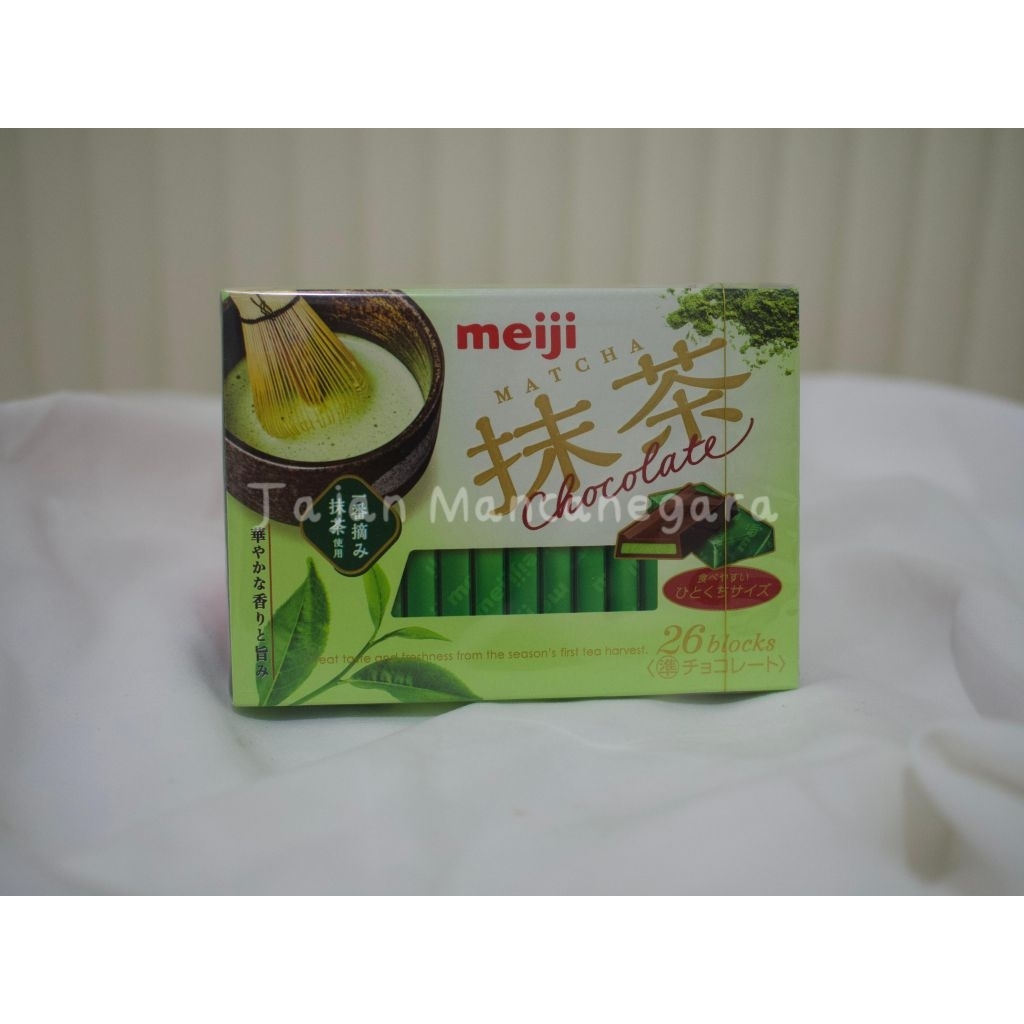 Meiji Matcha Chocolate Original Jepang