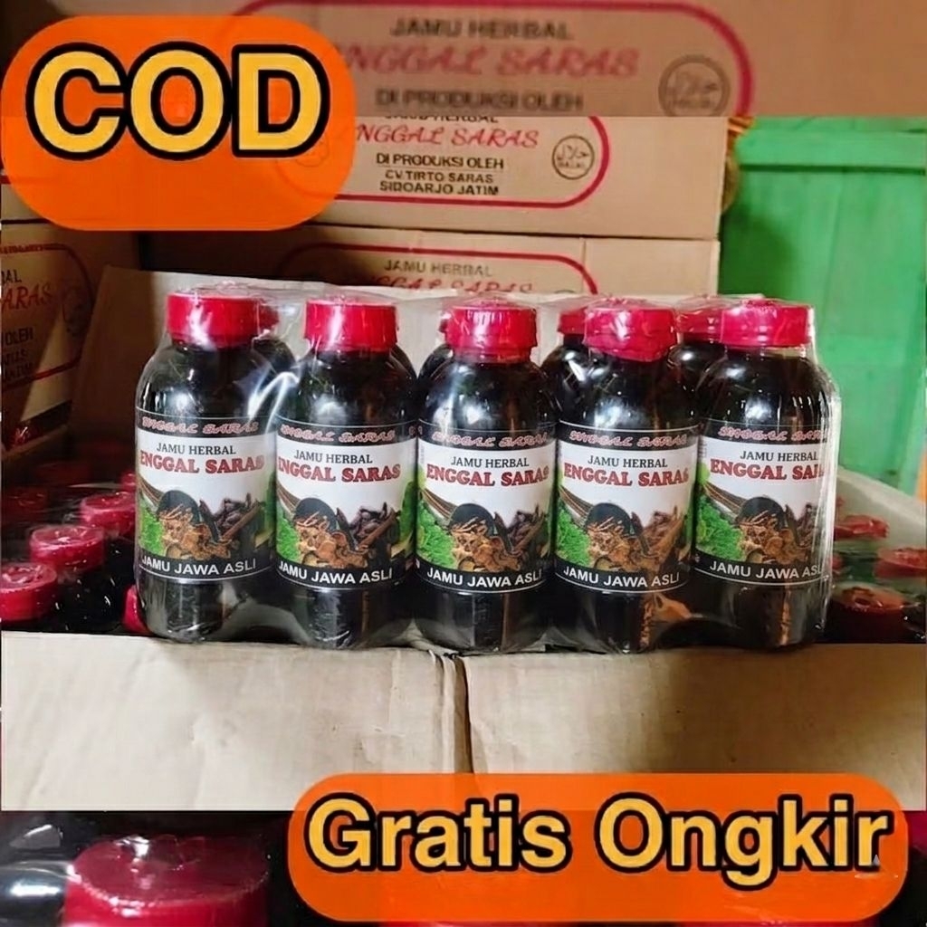 jamu herbal enggal saras 10 botol