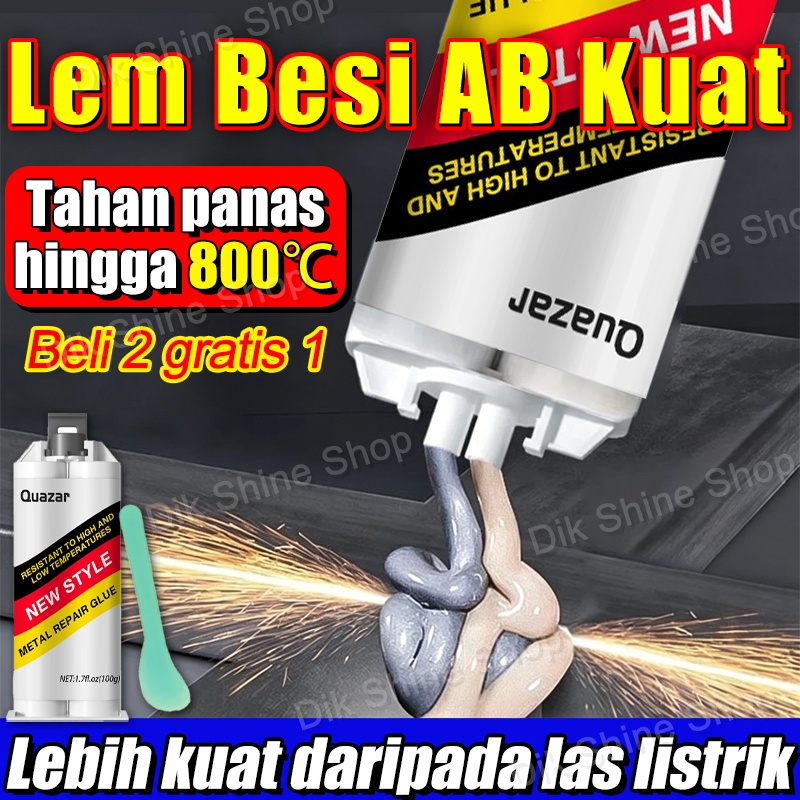 Lem ab besi super kuat tahan panas Lem besi kuat serbaguna Lem besi tahan panas tekanan tinggi