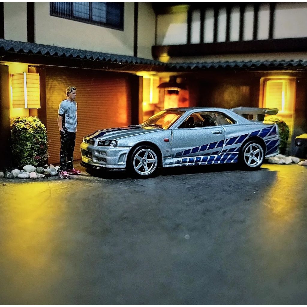 Hotwheels Nissan Skyline R34 Fast Furious - Loose