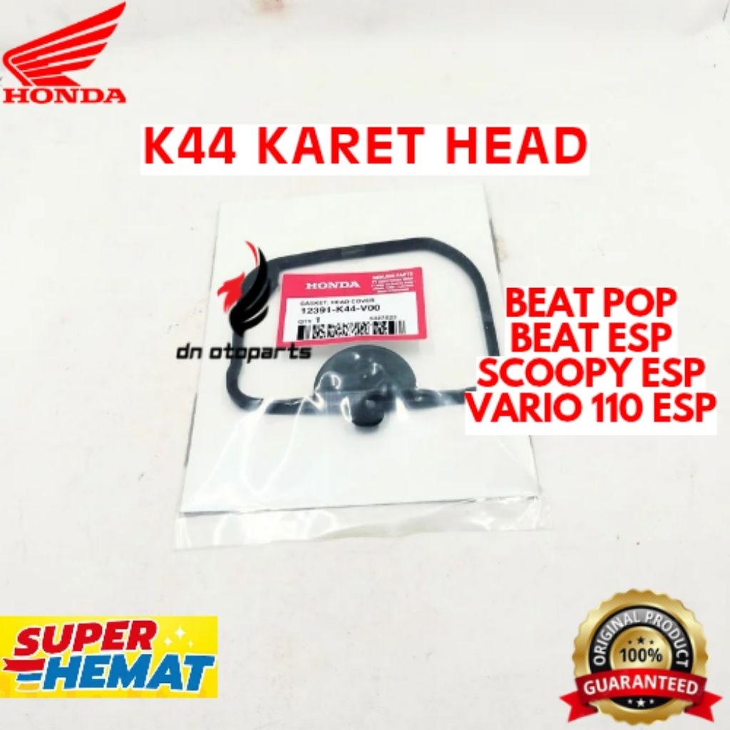 KARET HEAD ORIGINAL HONDA KODE K44 KARET HEAD BEAT POP, KARET HEAD BEAT ESP, KARET HEAD SCOOPY ESP, 