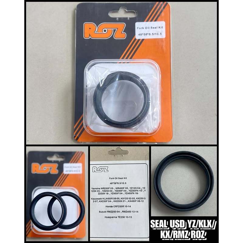 Seal Shock Depan USD ROZ Fork Oil Seal Kit KTM EXC SXF Husqvarna YZ 125 250 YZF WRF CR KX High Quali
