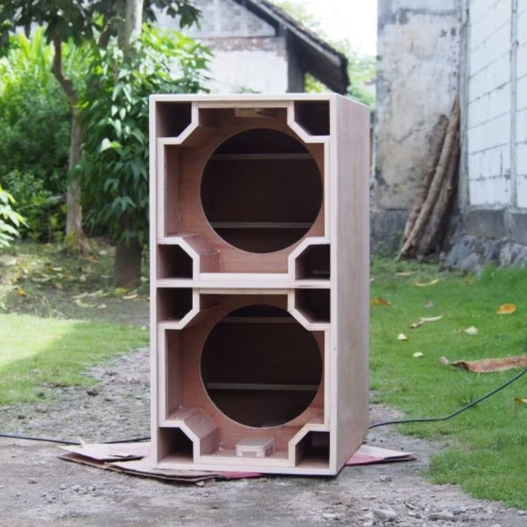 BOX SPEAKER PLANAR 12INCH / 15INCH DOUBLE SEMI MERANTI