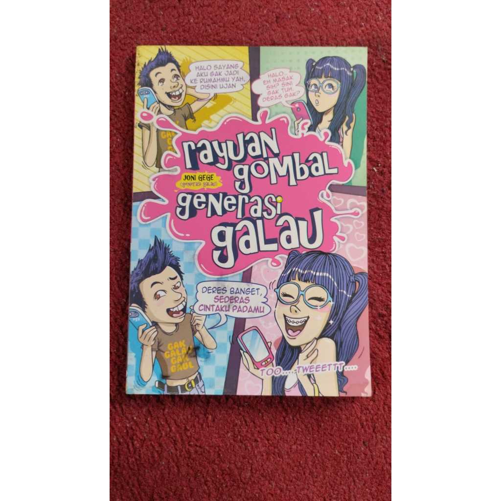 [Preloved] Buku Rayuan Gombal Generasi Galau - Joni Gege