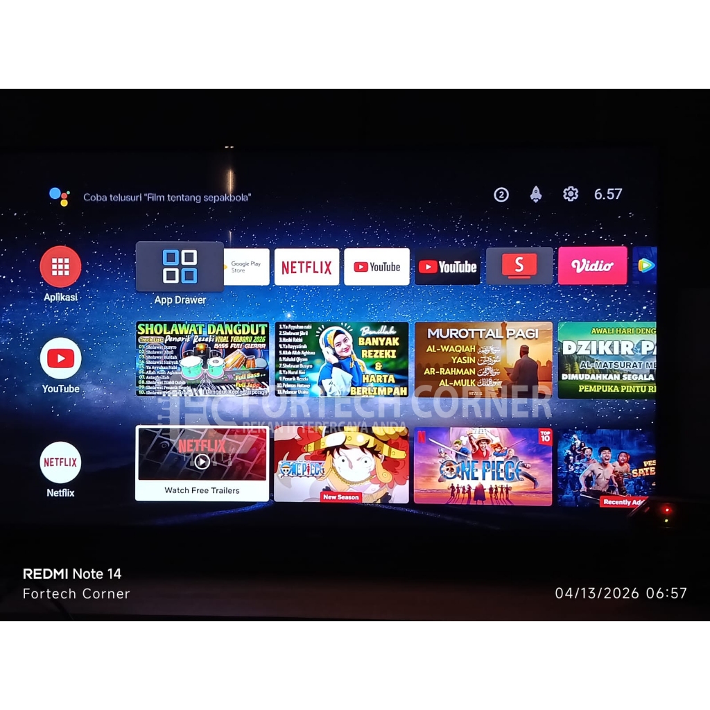 STB Android TV Box - B866F OS11 - VOICE - RAM 2/32GB - Siap Pakai (Bisa untuk semua TV)