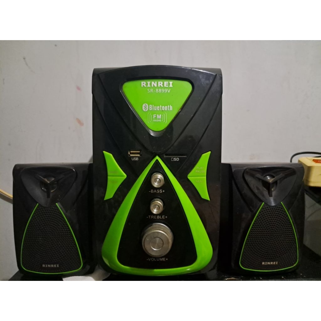 speaker aktif RINREI, bluetooth