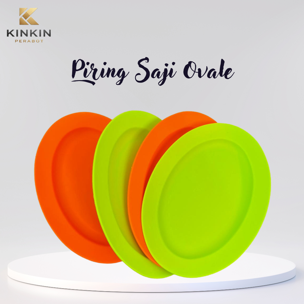 Piring Saji Oval Plastik