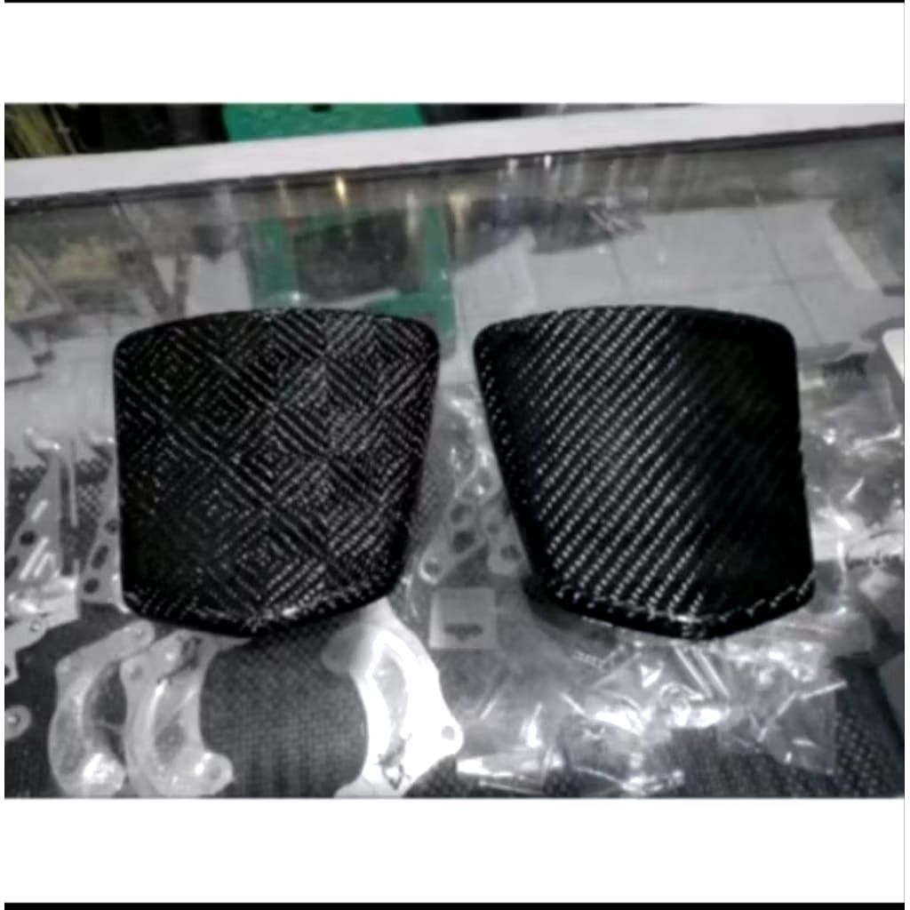 tutup tangki PCX CBU part ori carbon kevlar asli