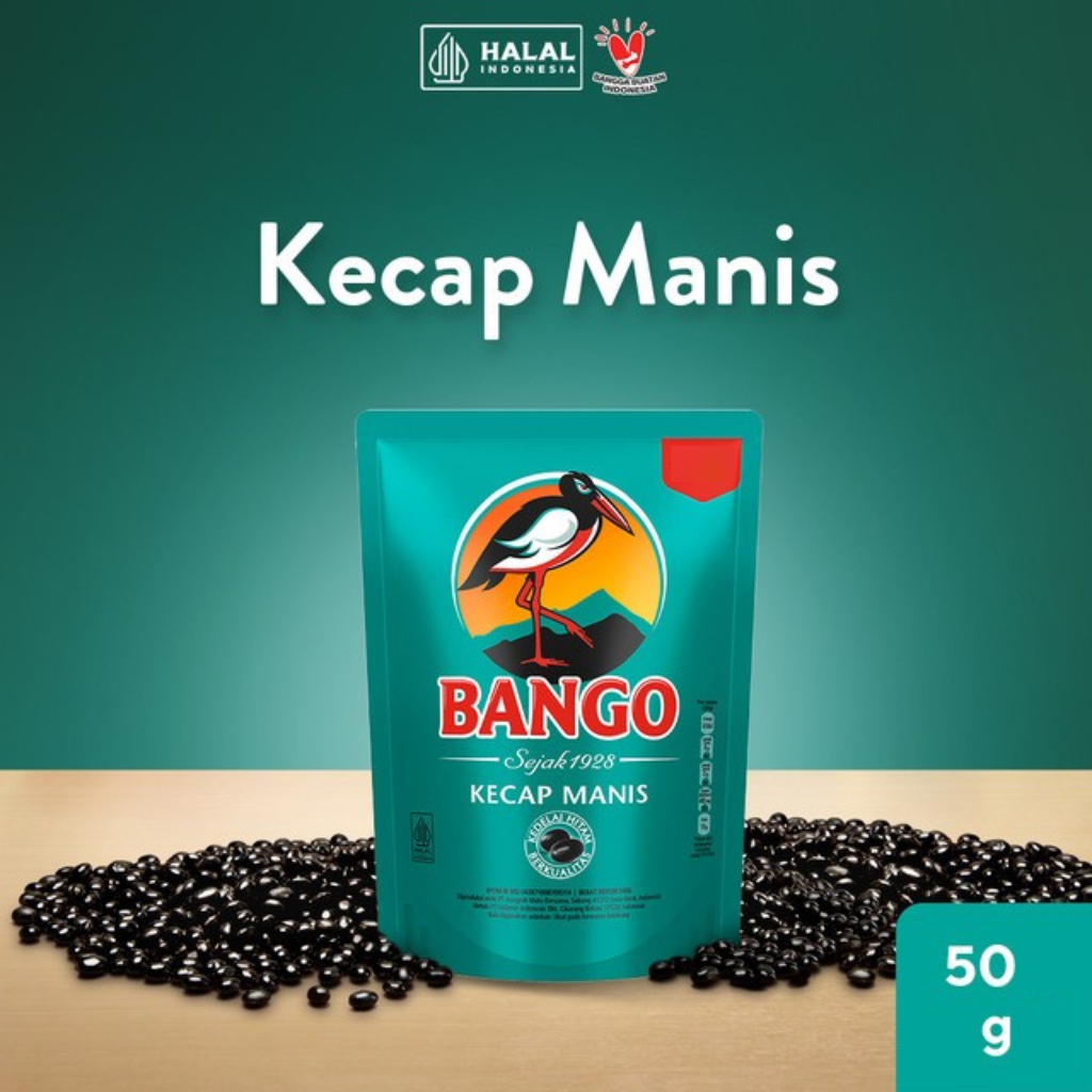 (Per Karton) Kecap Manis Bango 50g x 72 Kemasan Praktis terbaru 2000an