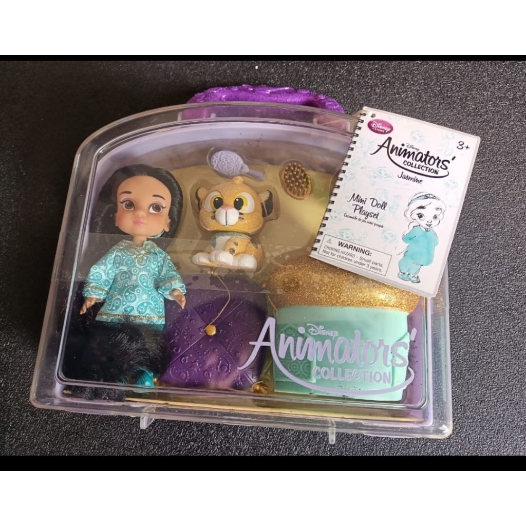 Disney Animators Jasmine Mini Doll Play Set