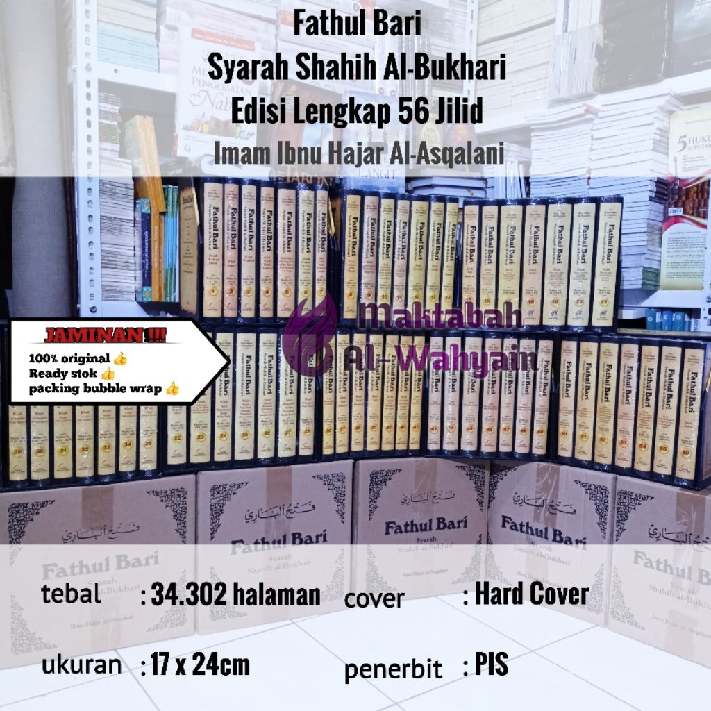 Paket Buku Terjemah Fathul Bari Syarah Shahih Al-Bukhari Edisi Lengkap 56 Jilid