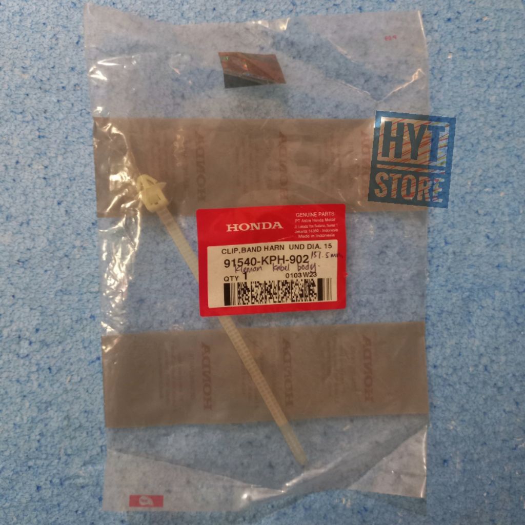 91540-KPH-902 Clip Band Harn UND Dia 15 Kleman Kabel Ties Insulock Pengikat Kabel Blade 110 CBR 150R
