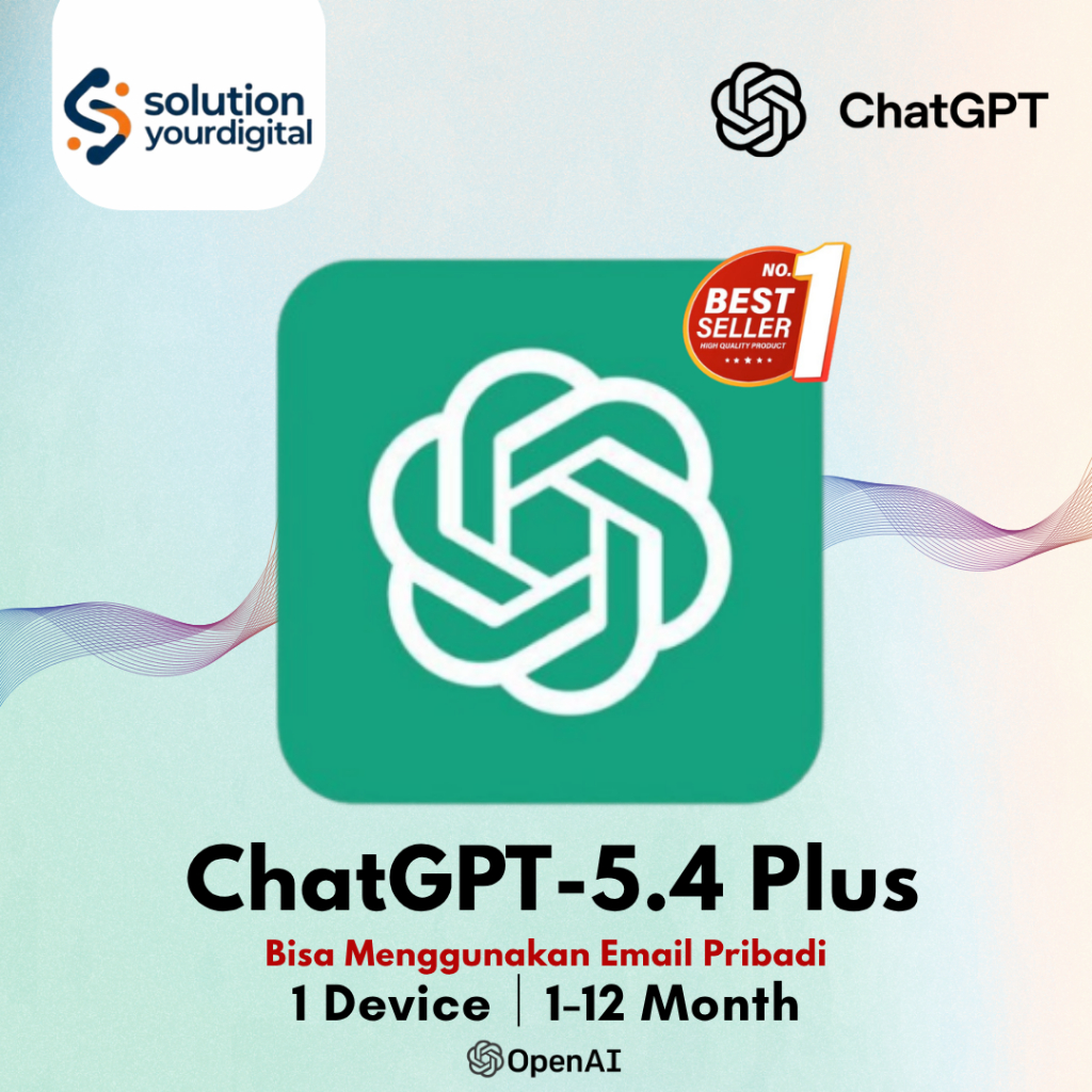 PROMP GPT 5.4 PLUS PREMIUM PRIVATE ACCOUNT 1-12 BULAN BERGARANSI ORIGINAL