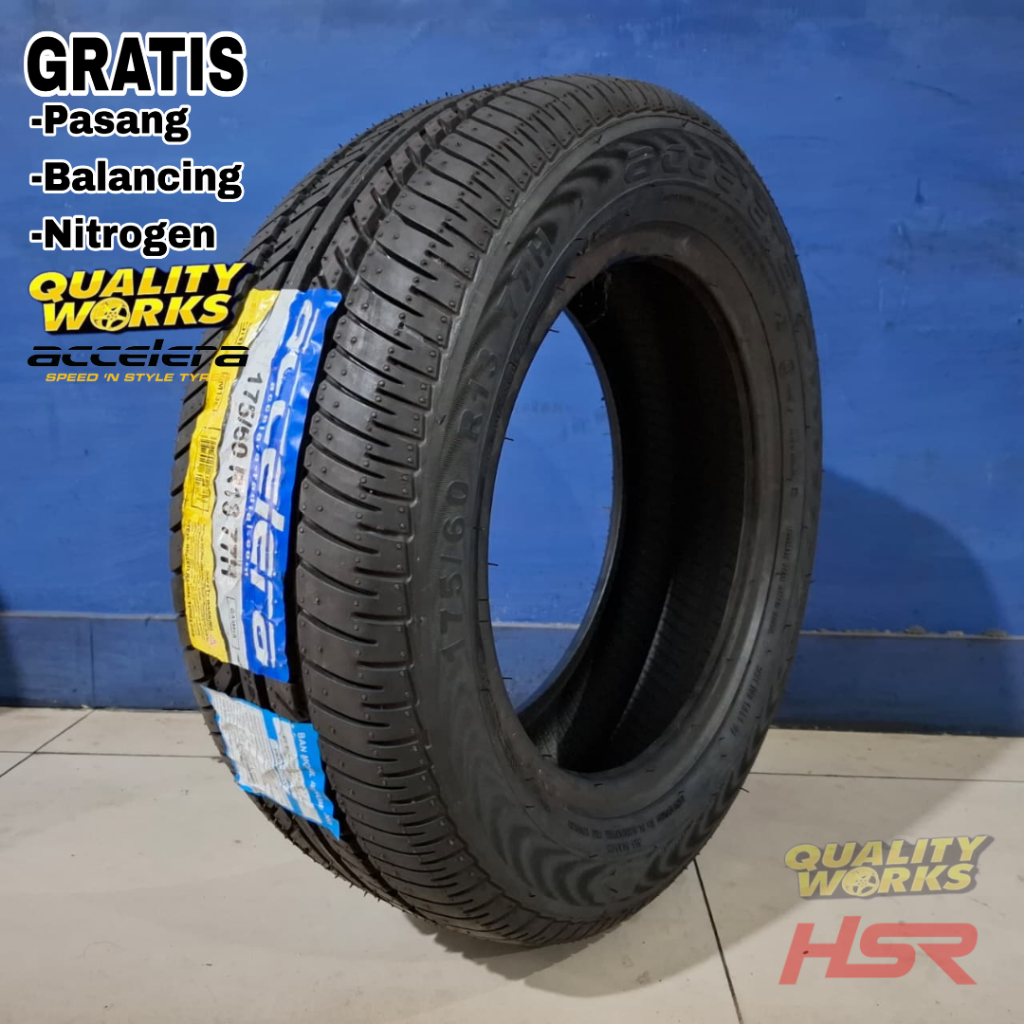 ACCELERA GAMMA 175 60 R13 BAN MOBIL RING 13 UKURAN 175/60 R13 TUBLLES