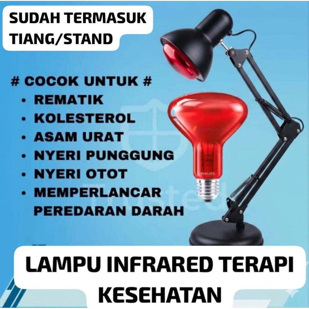 LAMPU TERAPI KESEHATAN INFRARED STROKE PEGAL REMATIK
