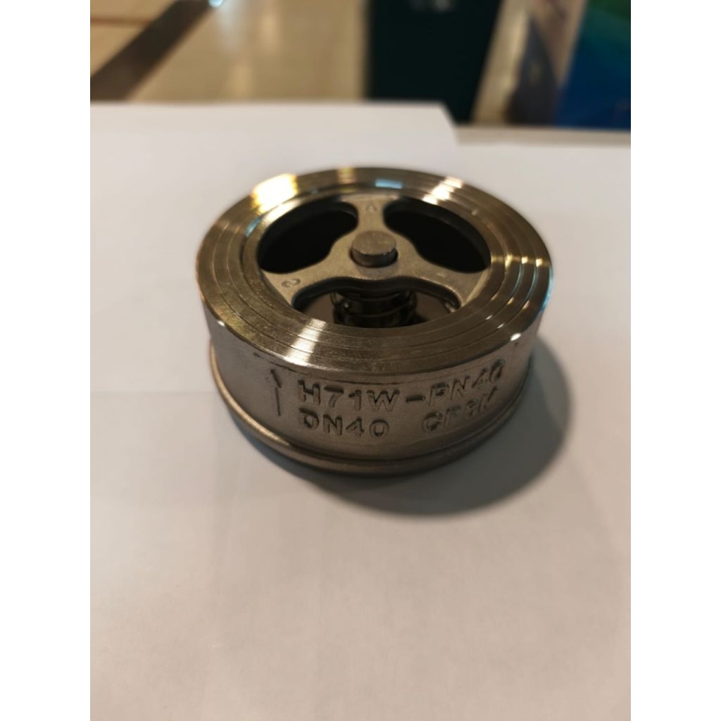 Disco Check Valve 5" Inch Stainless Steel 316 PN40 DN125 SS316 Disco check valve  5"inch wafer