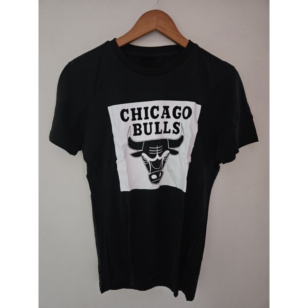 KAOS NBA CHICAGO BULLS HITAM SECOND ORIGINAL