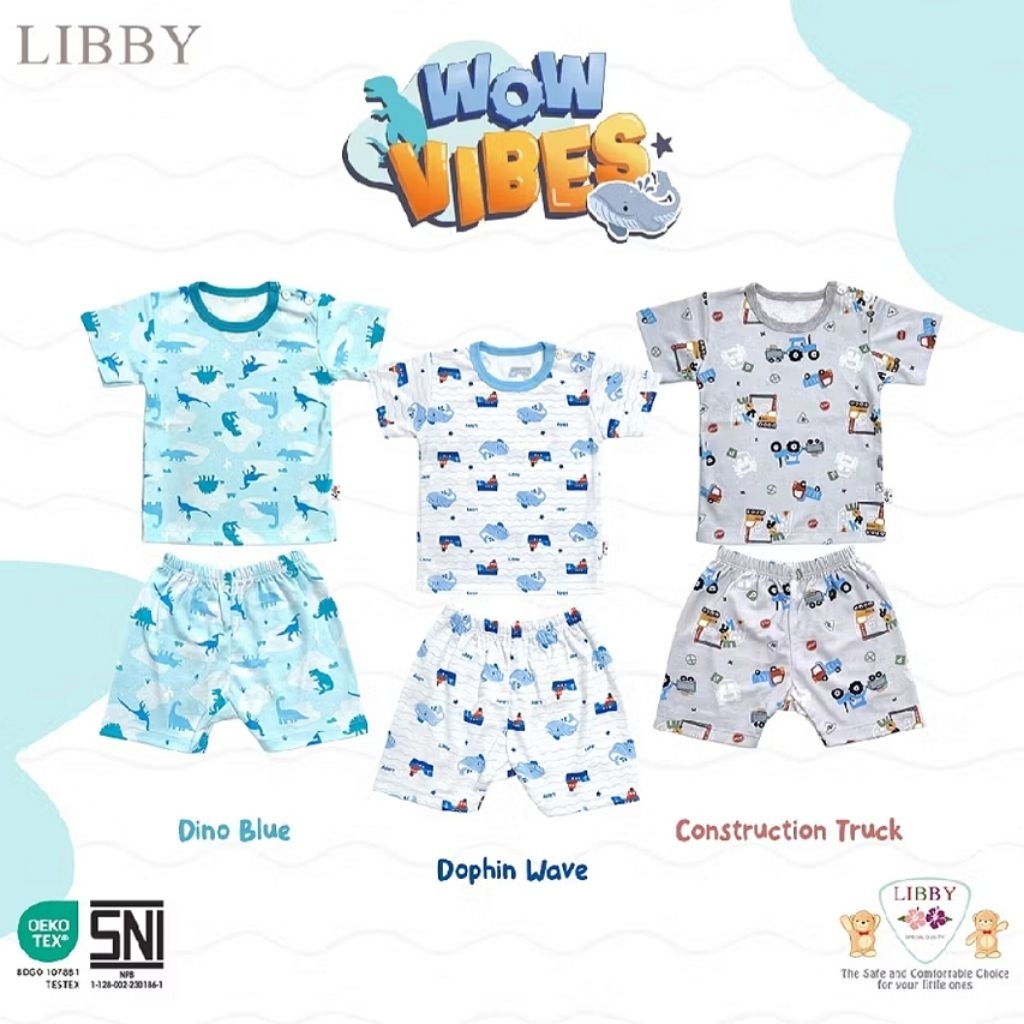 Velvet Junior Libby setelan pendek bayi ukuran L(9 bulan-1 tahunan) cewek cowok