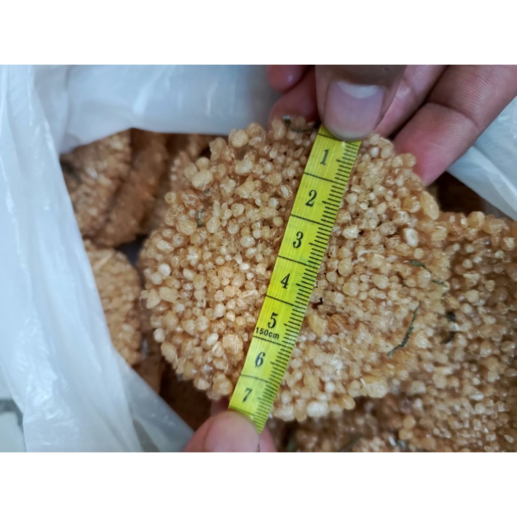 Rengginang oyek atau tiwul isi 30pcs dari singkong sedap dan gurih