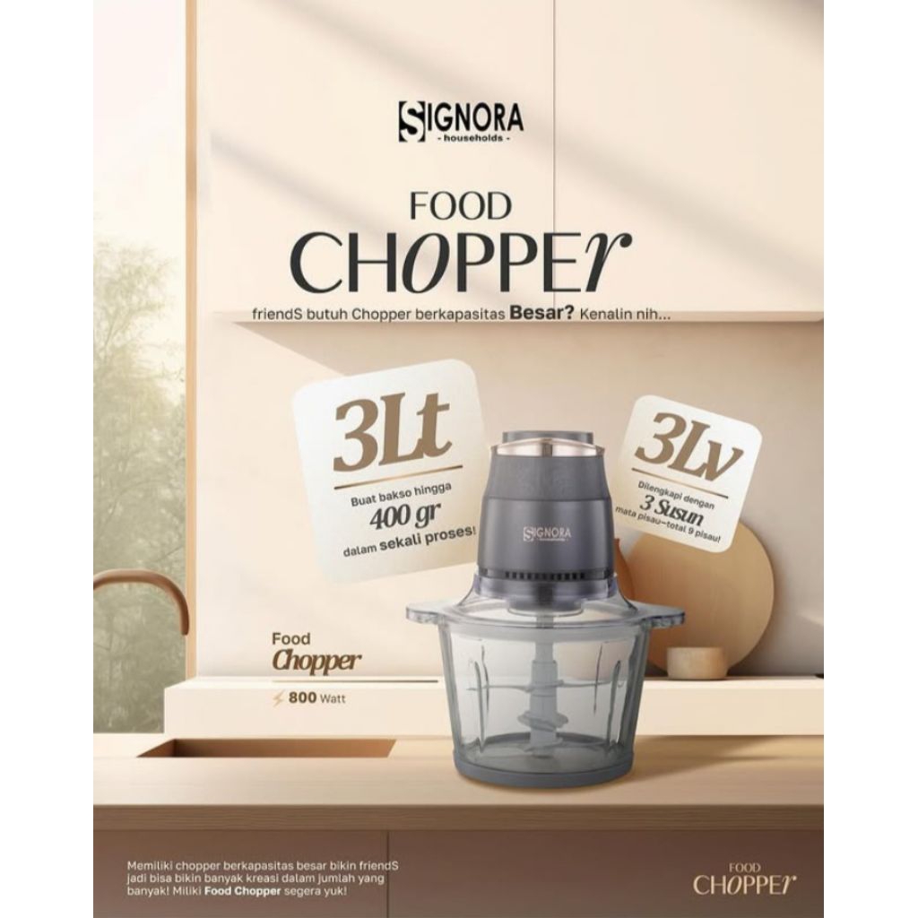 signora food chopper