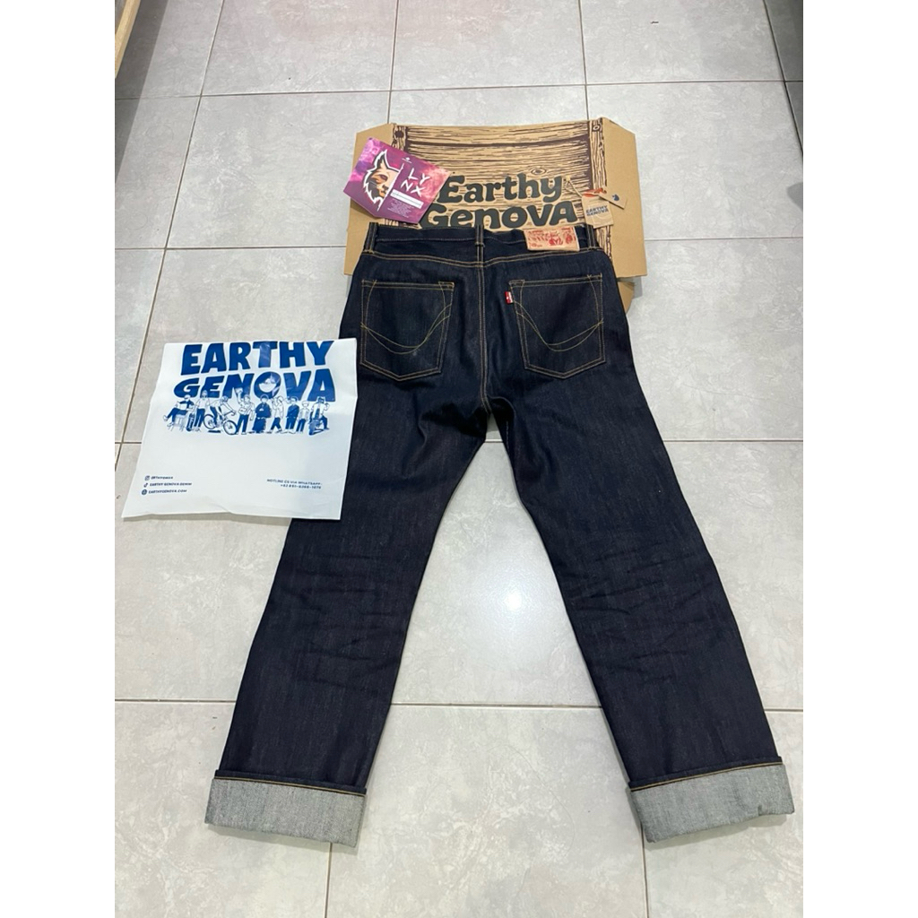 EARTHY GENOVA - Denim Selvedge LYNX 15 Oz