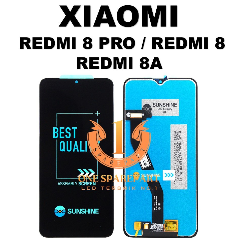 LCD TOUCHSCREEN REDMI 8 PRO / REDMI 8 / REDMI 8A  COMPLETE ORIGINAL 1 SET 100%