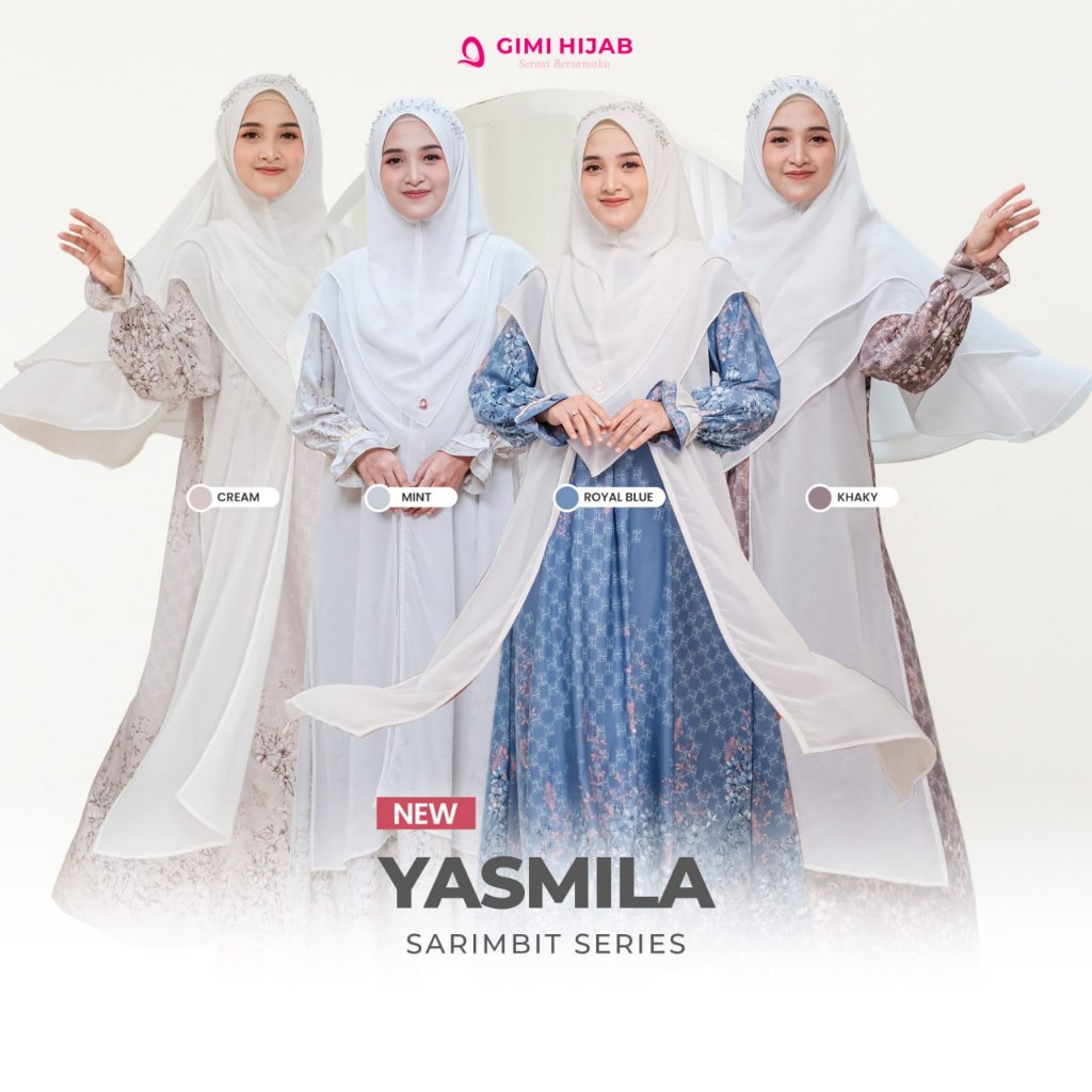 GIMIHIJAB - YASMILA SERIES - Dress Motif Elegan - Terbaru 2026