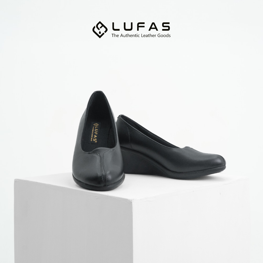 [JS]  LUFAS Sepatu Wedges Bhayangkari - Wanita