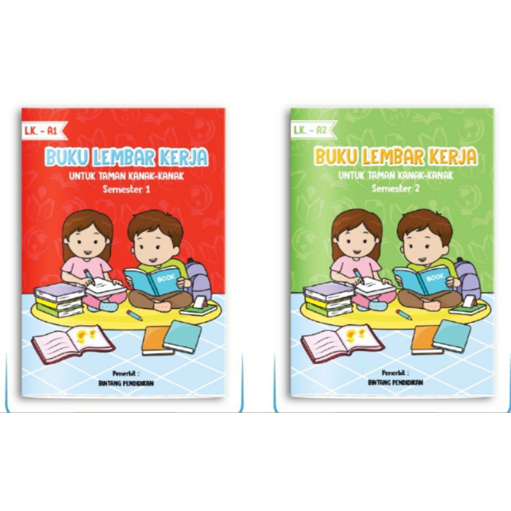 Buku Paud LKS  TK A Semester 1 & 2