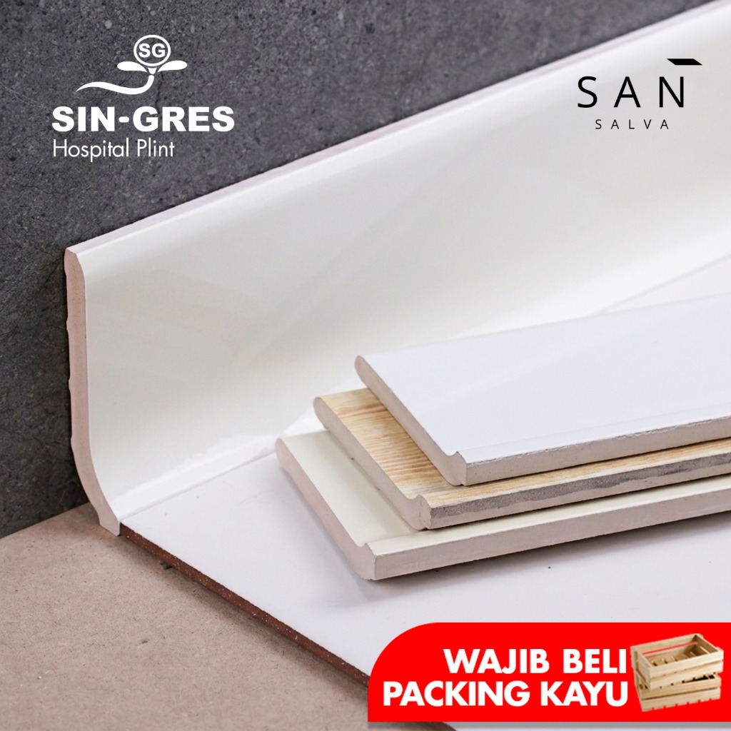 Sin-Gres Plint Keramik Granite / Hospital Plint untuk Rumah Sakit dan Rumah Ukuran 10x30 10x40 10x60