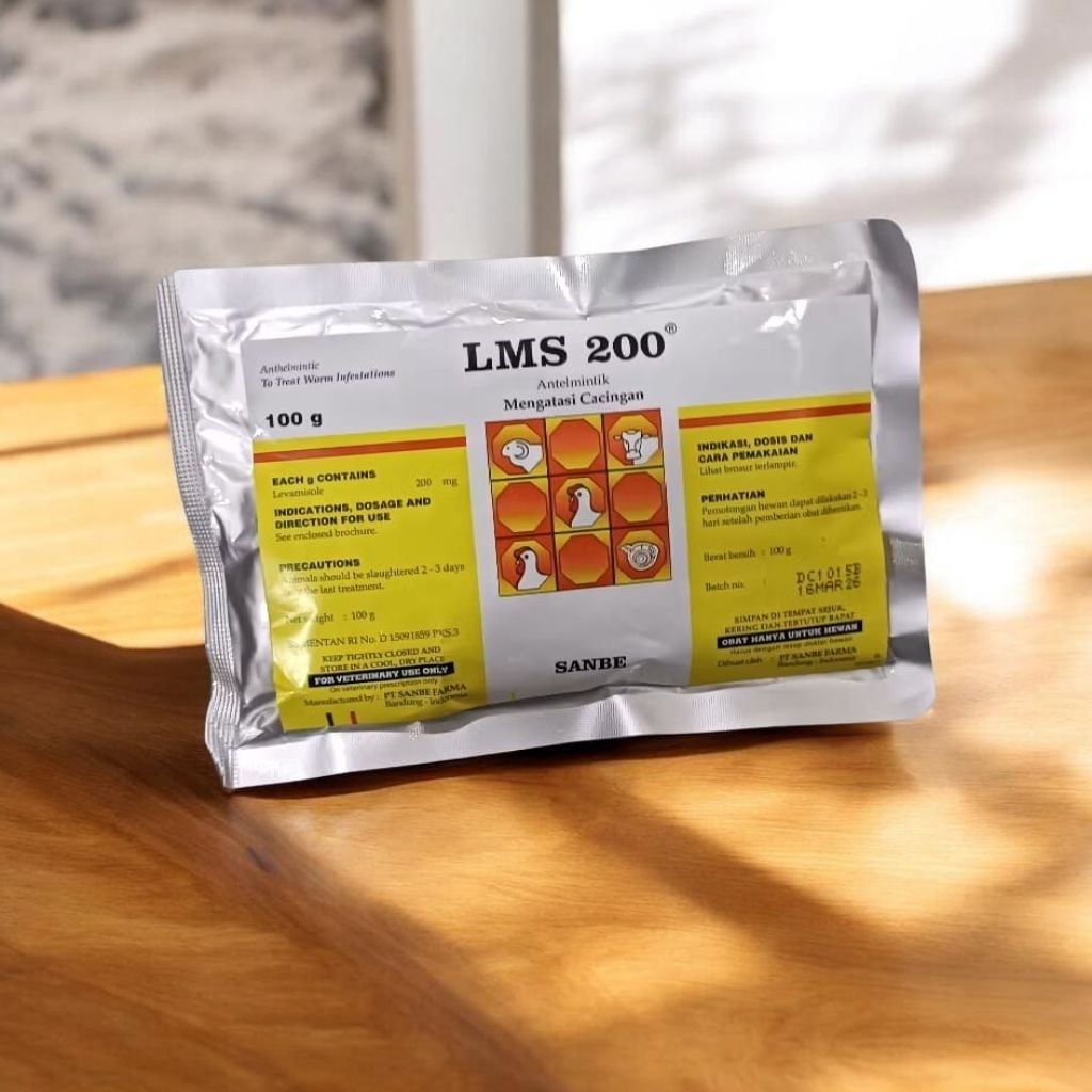 LMS 200 | Antelmintik Mengatasi Cacingan 100gr