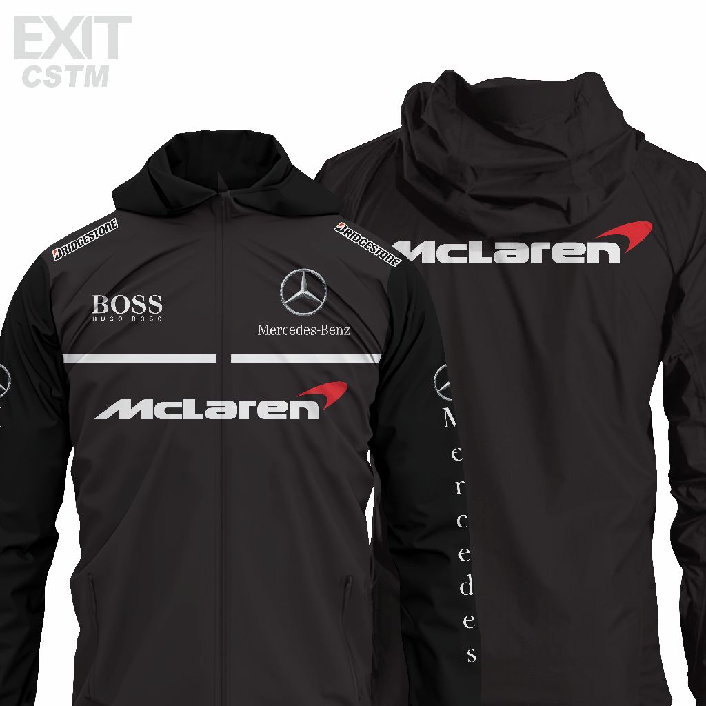 JACKET MARCEDES HUGO BOSS FORMULA ONE HALF ZIP JAKET RACING MERCEDES