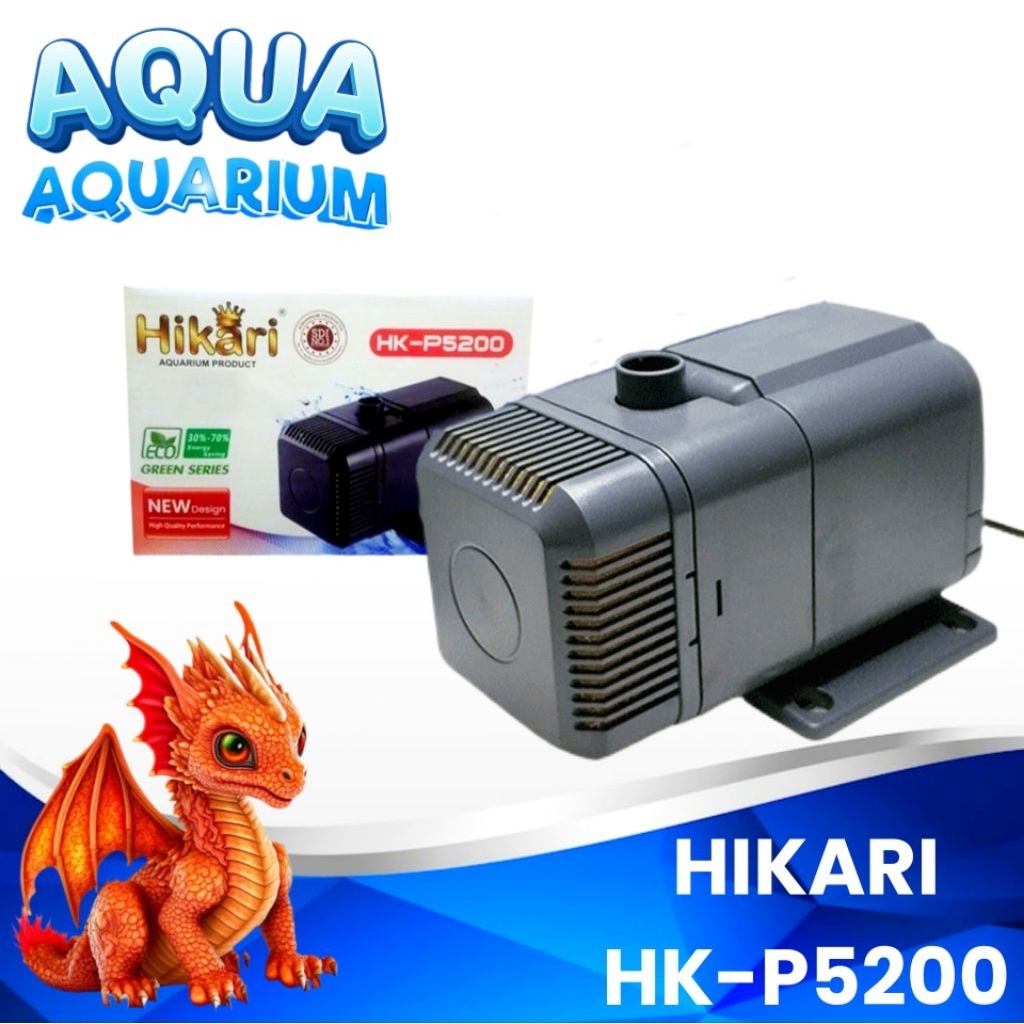 POMPA KOLAM IKAN / HIDROFONIK HIKARI HK-P5200 WATER PUMP HIKARI 5200