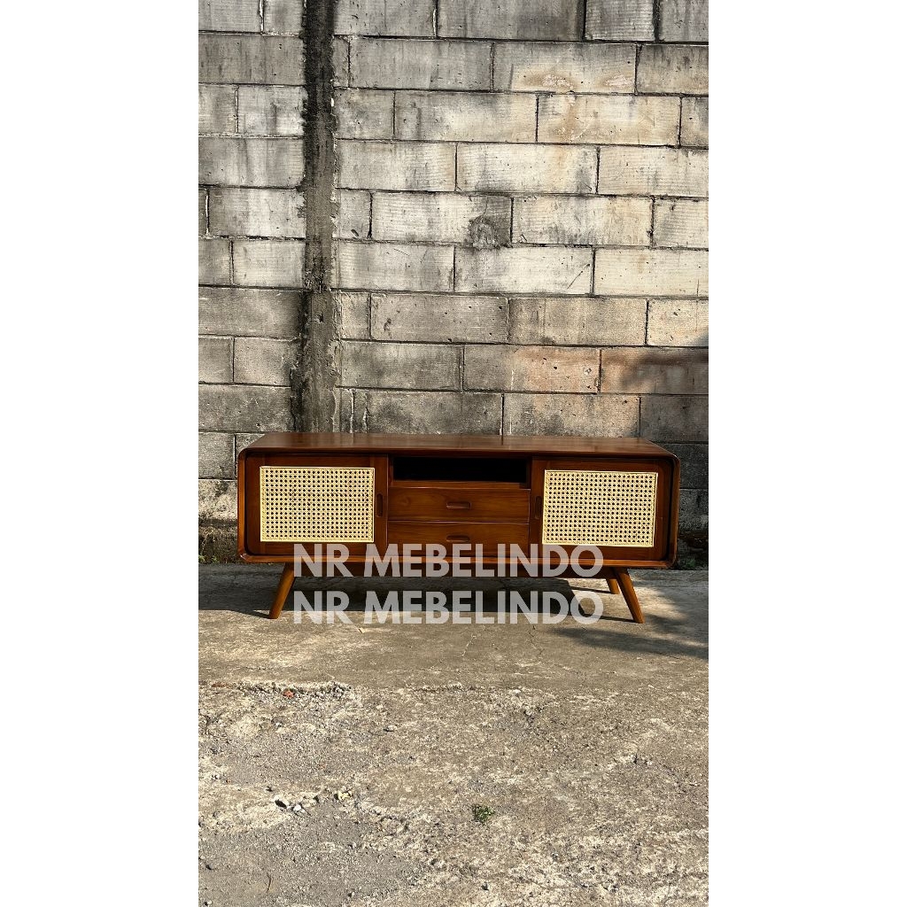 Bufet Tv Rotan Minimalis Kayu Jati Bufet Tv Rotan Cabinet Tv Rotan Bufet Tv Minimalis Jati
