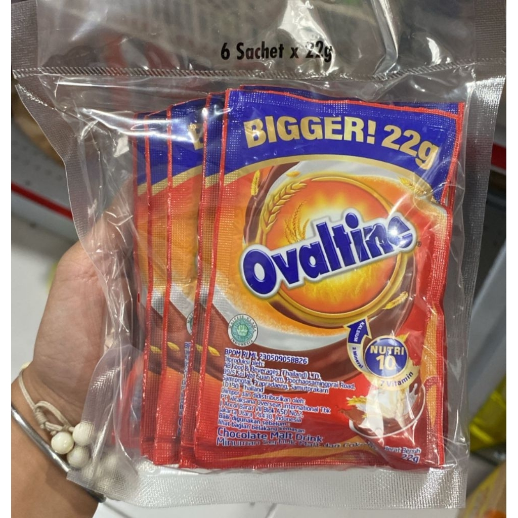 6 Sachet Ovaltine Malt Coklat dengan Vitamin & Mineral