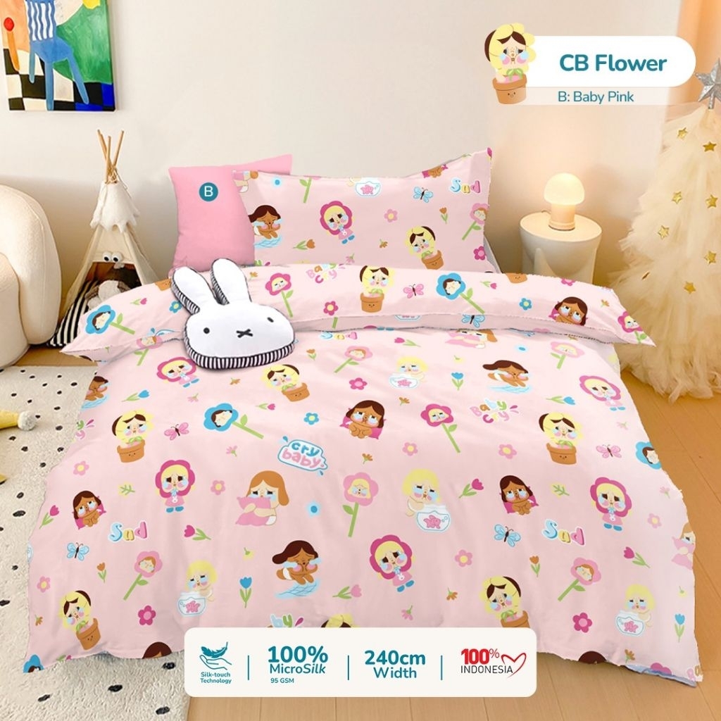 Bedcover set sprei cry baby bedcover set 90x200 bedcover set 100x200 bedcover set 120x200 bedcover s