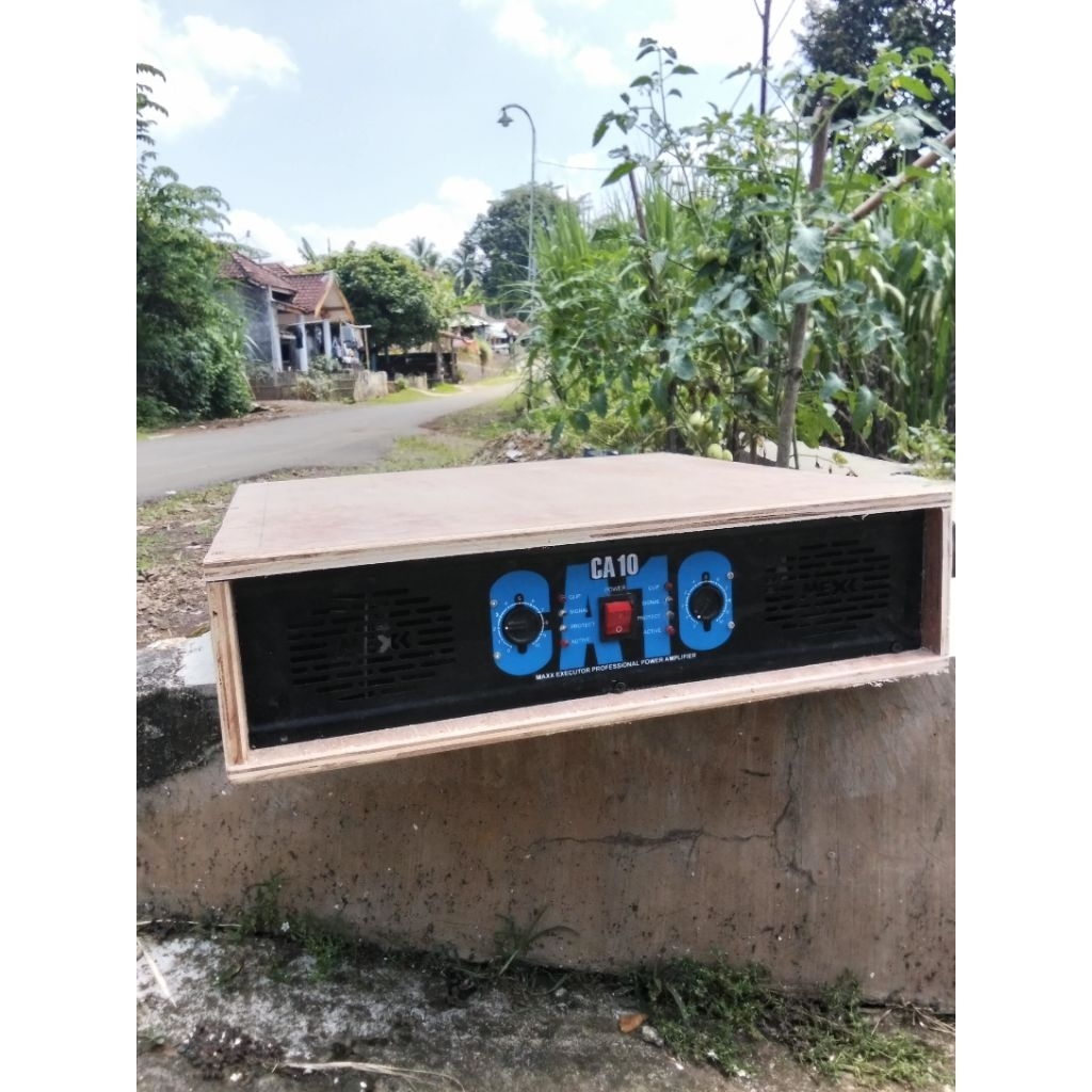 BOX POWER CA 10 FULLSET LENGKAP PANEL DEPAN BELAKANG